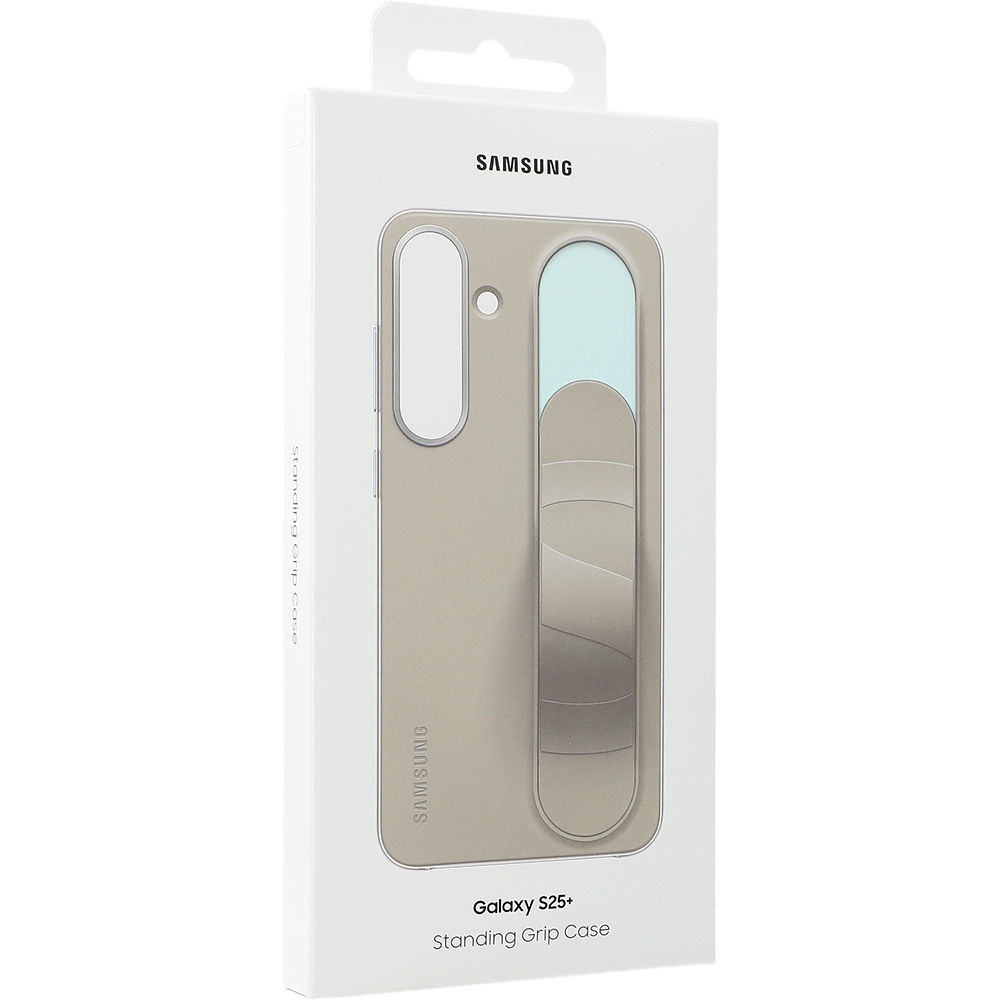 Etui Samsung Silicone Standing Grip Case do Samsung Galaxy S25 Plus, szare